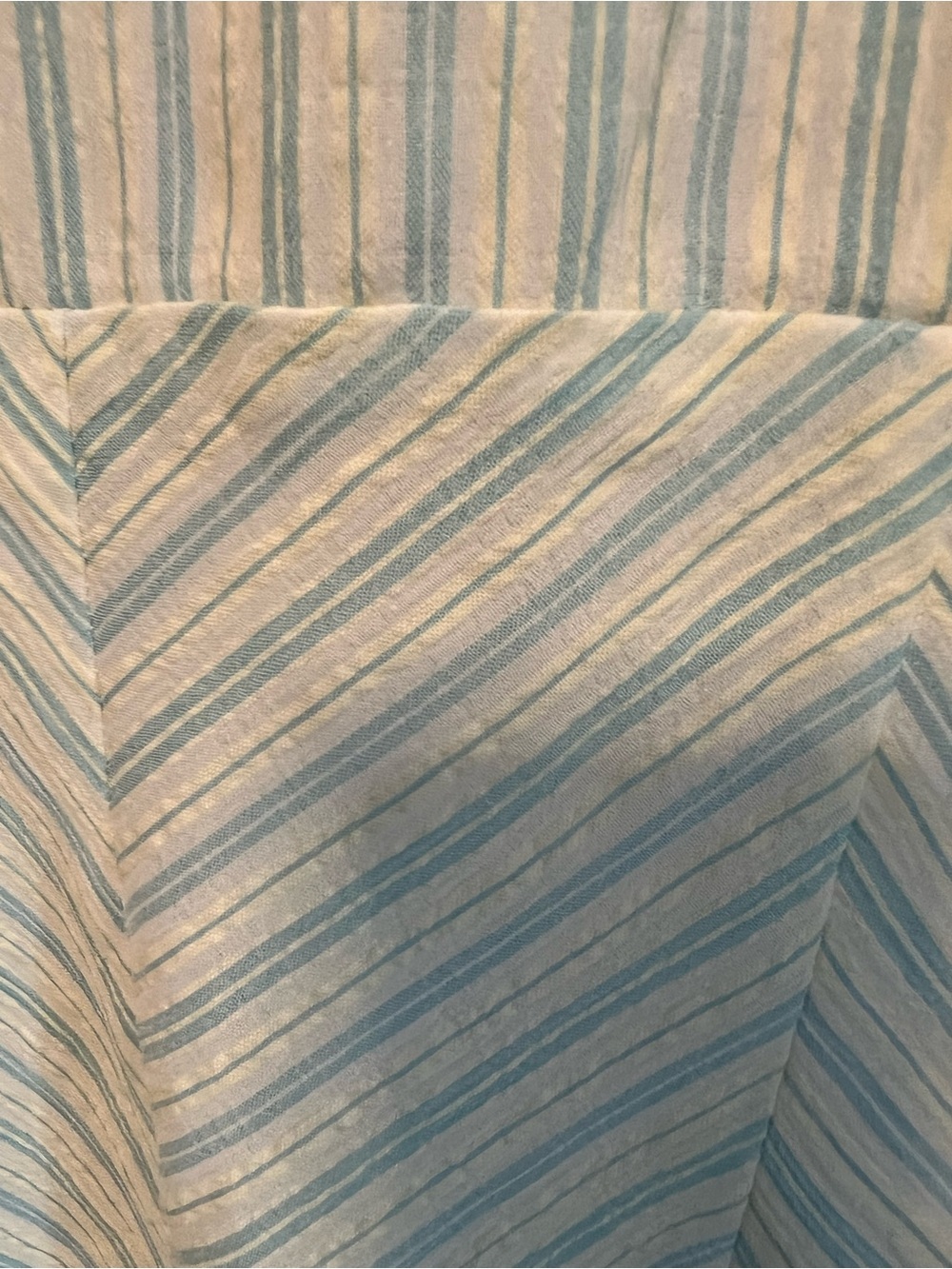 Studio 1940 Pastel Blue and White Striped Plus Size Midi Dress NWT - Picture 8 of 11